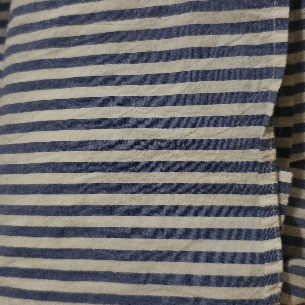 Madewell Blue and White Striped Button-Down Shirt - Picture 10 of 10